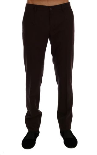 Wool Stretch Formal Men's Pants - Dolce & Gabbana - Modalova
