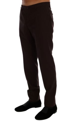 Wool Stretch Formal Men's Pants - Dolce & Gabbana - Modalova