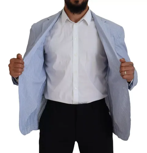 Striped Single Breasted Formal Coat Men's Blazer (Pre-Owned) - Dsquared² - Modalova