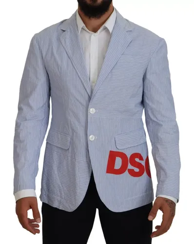 Striped Single Breasted Formal Coat Men's Blazer (Pre-Owned) - Dsquared² - Modalova