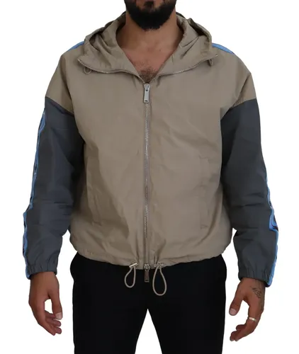 Gray Sleeves Hooded Full Zip Men's Jacket (Pre-Owned) - Dsquared² - Modalova