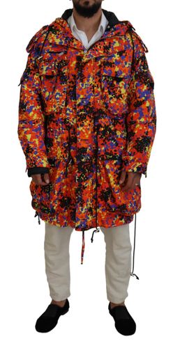 Long Hooded Cargo Pocket Coat Men's Jacket (Pre-Owned) - Dsquared² - Modalova