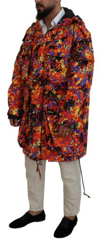 Long Hooded Cargo Pocket Coat Men's Jacket (Pre-Owned) - Dsquared² - Modalova