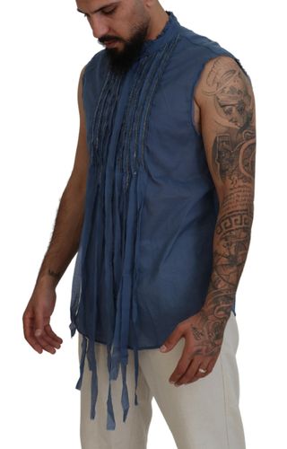 Cotton Chain Embellishment Sleeveless Men's Shirt (Pre-Owned) - Dsquared² - Modalova