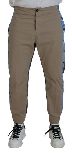 Cotton Gray Two Tone Men Casual Men's Pants (Pre-Owned) - Dsquared² - Modalova