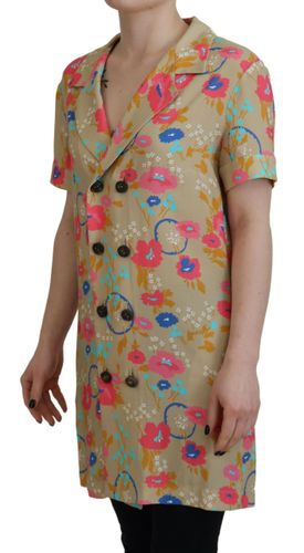 Printed Collared Button Front Long Blouse Women's Top (Pre-Owned) - Dsquared² - Modalova