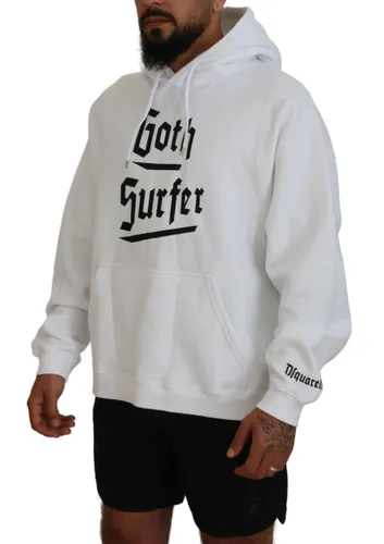 Cotton Hooded Printed Men Pullover Men's Sweater (Pre-Owned) - Dsquared² - Modalova
