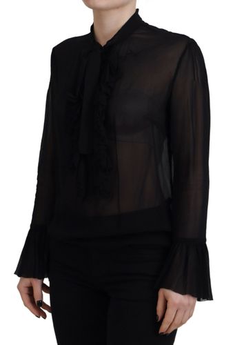 Viscose Long Sleeves See Through Blouse Women's Top (Pre-Owned) - Dsquared² - Modalova