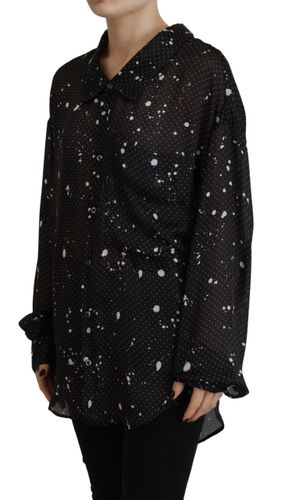 Polka Dots Collared Button Down Blouse Women's Top (Pre-Owned) - Dsquared² - Modalova