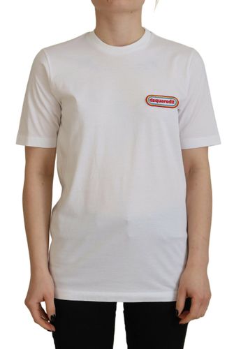 Logo Patch Crewneck Short Sleeve Tee Women's T-shirt (Pre-Owned) - Dsquared² - Modalova