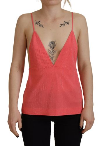 Sleeveless Spaghetti Strap Cami V-neck Women's Top (Pre-Owned) - Dsquared² - Modalova