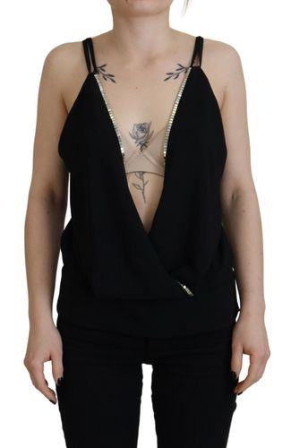 Embellished Deep V-neck Sleeveless Tank Women's Top (Pre-Owned) - Dsquared² - Modalova