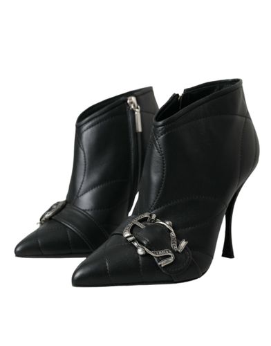 Devotion Quilted Buckled Boots Women's Shoes - Dolce & Gabbana - Modalova