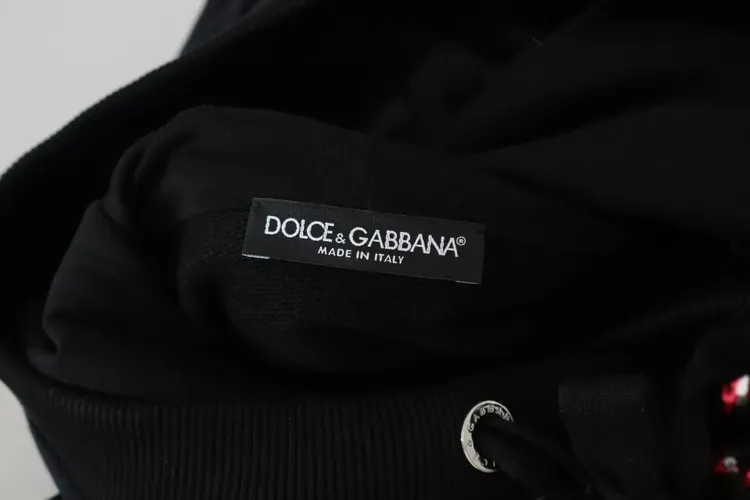 DG Sequined Hooded Pullover Women's Sweater (Pre-Owned) - Dolce & Gabbana - Modalova