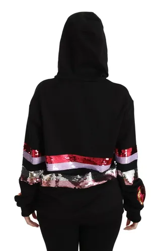 DG Sequined Hooded Pullover Women's Sweater (Pre-Owned) - Dolce & Gabbana - Modalova