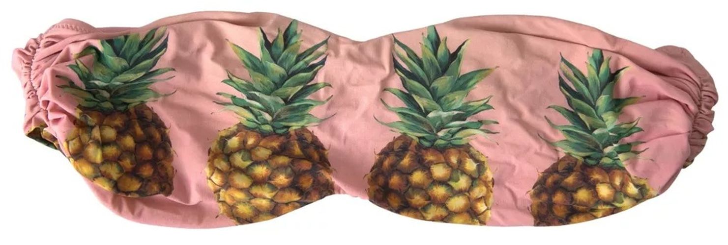Printed Beachwear Bikini Top Women's Swimsuit (Pre-Owned) - Dolce & Gabbana - Modalova
