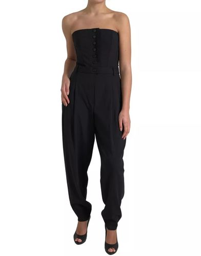 Wool Stretch Strapless Jumpsuit Women's Dress (Pre-Owned) - Dolce & Gabbana - Modalova