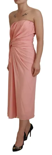 Silk Stretch Strapless Sheath Midi Women's Dress (Pre-Owned) - Dolce & Gabbana - Modalova