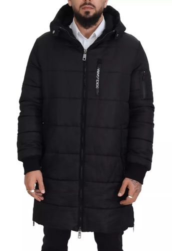 Nylon Hooded Parka Coat Winter Men's Jacket (Pre-Owned) - Dolce & Gabbana - Modalova