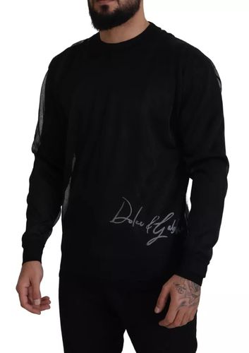 Polyester Logo Men Pullover Men's Sweater (Pre-Owned) - Dolce & Gabbana - Modalova