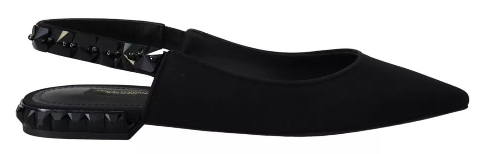 Flats Crystal Slingback Charmeuse Women's Shoes (Pre-Owned) - Dolce & Gabbana - Modalova