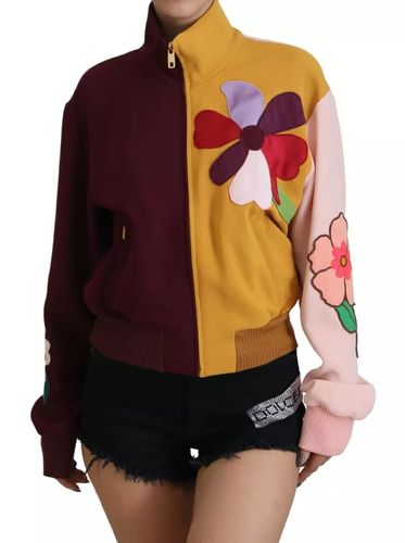 Floral Viscose Full Zip Women's Sweater (Pre-Owned) - Dolce & Gabbana - Modalova