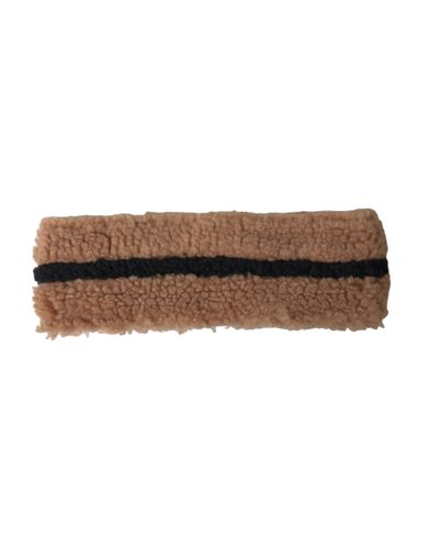 Brown Black Fleece Wool Head Band Hat Men's Men - Dolce & Gabbana - Modalova