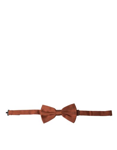 Silk Adjustable Neck Men Bow Men's Tie - Dolce & Gabbana - Modalova