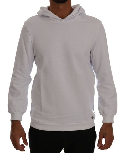 Pullover Hodded Cotton Men's Sweater - Daniele Alessandrini - Modalova