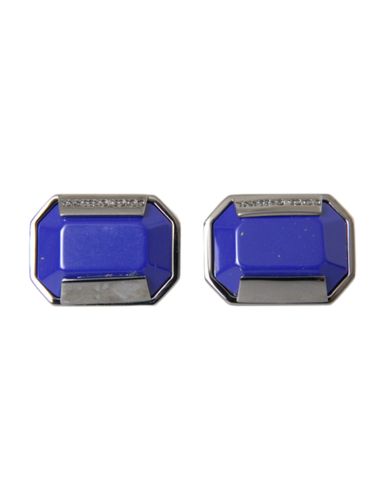 Plated Brass Pin Crystal Men's Cufflinks - Dolce & Gabbana - Modalova