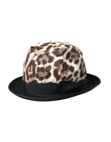 Leopard Women Fedora Women's Hat - Dolce & Gabbana - Modalova