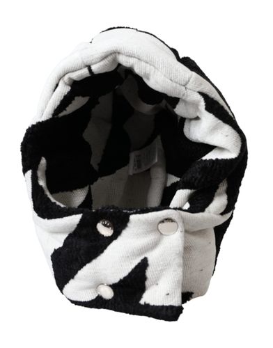 Black White Wool Whole Head Wrap Women's Hat (Pre-Owned) - Dolce & Gabbana - Modalova