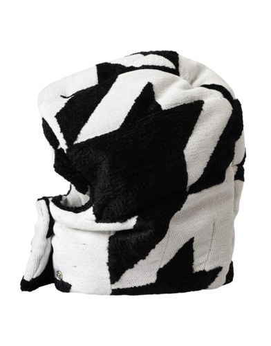 Black White Wool Whole Head Wrap Women's Hat (Pre-Owned) - Dolce & Gabbana - Modalova