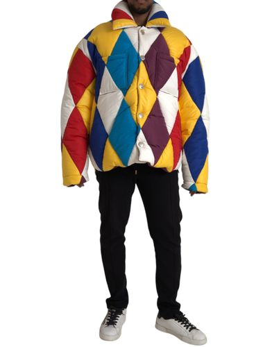 Windbreaker Puffer Jacket Men's Men - Dolce & Gabbana - Modalova