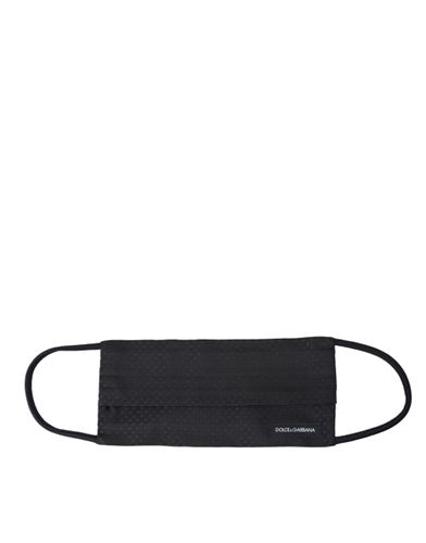 Silk Adjustable Necktie Face Men's Mask - Dolce & Gabbana - Modalova