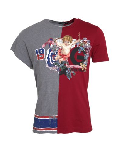 Graphic Short Sleeve Men's T-shirt - Dolce & Gabbana - Modalova