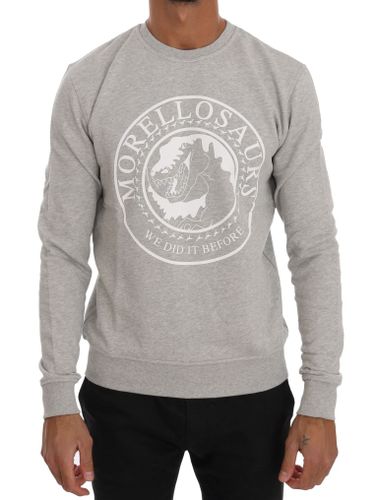 Cotton Crewneck Pullover Men's Sweater - Frankie Morello - Modalova