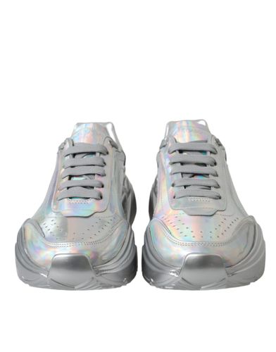 Iridescent DAYMASTER Leather Sneakers Women's Shoes - Dolce & Gabbana - Modalova