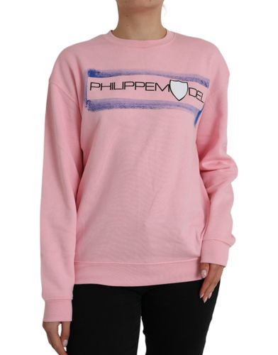 Cotton Logo Print Long Sleeves Pullover Women's Sweater (Pre-Owned) - Philippe Model - Modalova
