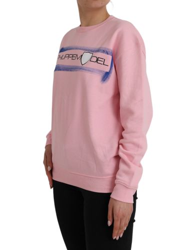 Cotton Logo Print Long Sleeves Pullover Women's Sweater (Pre-Owned) - Philippe Model - Modalova