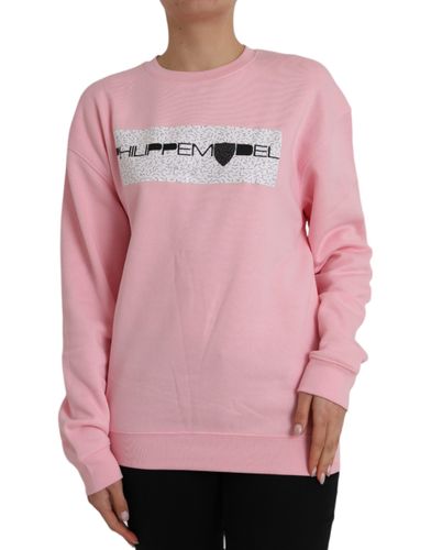Cotton Logo Long Sleeves Pullover Women's Sweater (Pre-Owned) - Philippe Model - Modalova