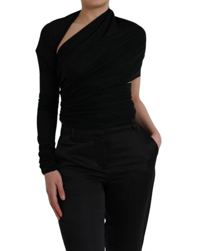 Wool Cutout Asymmetric Long Sleeve Women's Top - Dolce & Gabbana - Modalova