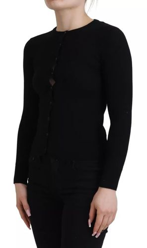 Button Down Slim Cardigan Wool Women's Sweater (Pre-Owned) - Dolce & Gabbana - Modalova