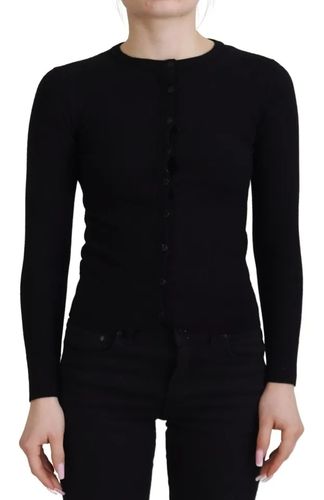 Button Down Slim Cardigan Wool Women's Sweater (Pre-Owned) - Dolce & Gabbana - Modalova