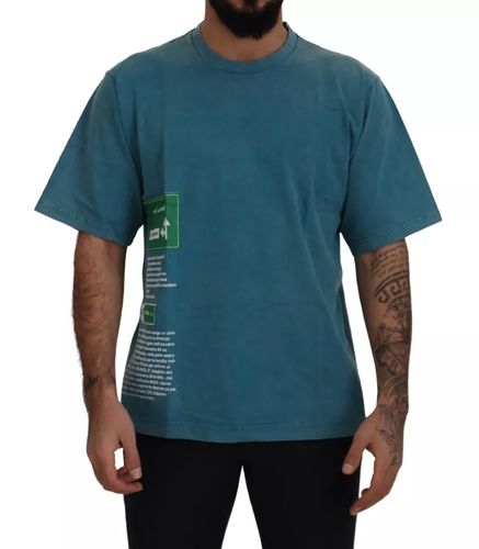 Logo Print Crewneck Tee Cotton Men's T-shirt (Pre-Owned) - Dolce & Gabbana - Modalova