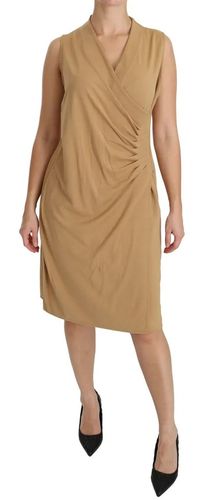 V-neck Shift Knee Length Viscose Women's Dress (Pre-Owned) - Ralph Lauren - Modalova