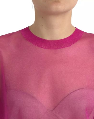 Transparent Crewneck Long Sleeves Women's Top (Pre-Owned) - Dolce & Gabbana - Modalova