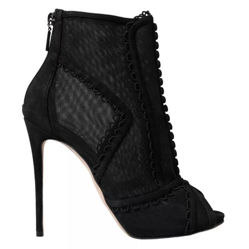 Tulle Stiletto Heels Short Boots Women's Shoes (Pre-Owned) - Dolce & Gabbana - Modalova