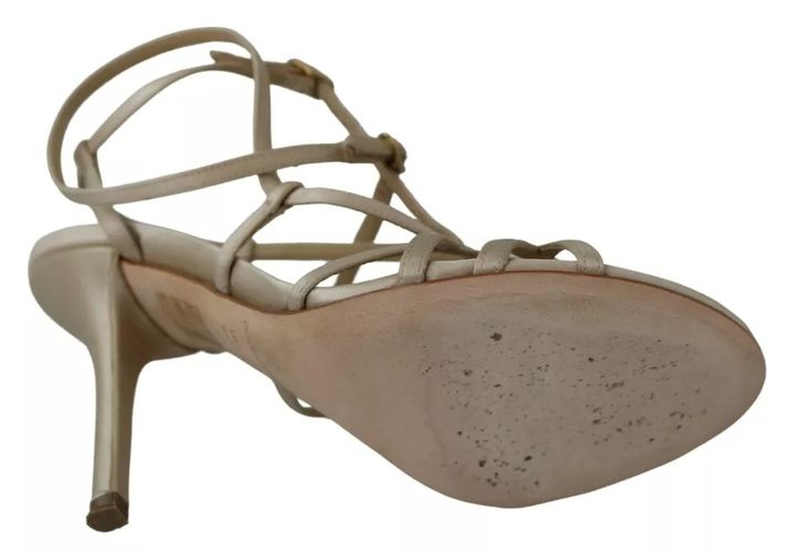 Silk Ankle Strap Heels Sandals Women's Shoes (Pre-Owned) - Dolce & Gabbana - Modalova