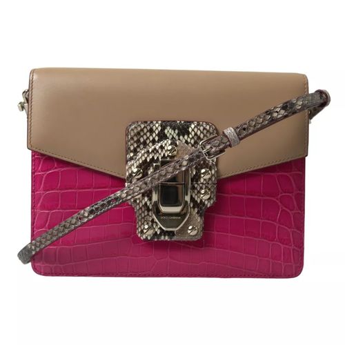 Leather LUCIA Shoulder Women's Bag (Pre-Owned) - Dolce & Gabbana - Modalova